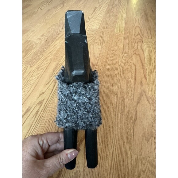 IKEA STOLLE Dala Horse‎ By Katarina Brieditis Black Wood Figurine Sweden 2001 - Picture 4 of 9